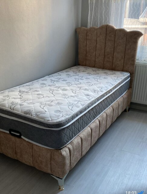 tek kişilik baza başlık yatak scccs sbsnsns