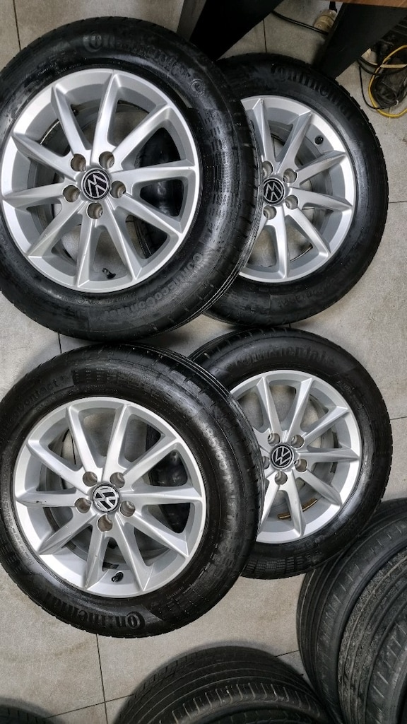 AYDİLEK JANT LASTİK PLUS 15 5X100 VOLKSWAGEN JANT TAKIMI OLUP 185 65 1 - 9