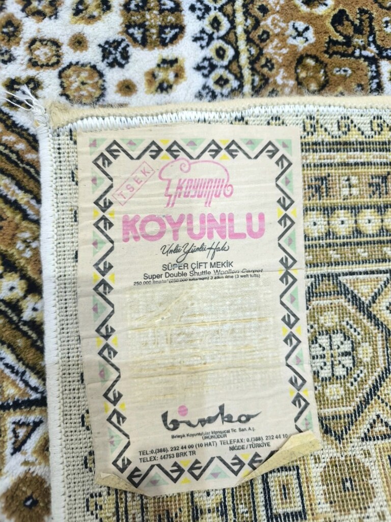 Orjinal Koyunlu Yünlü Hali 7 Parça - 8