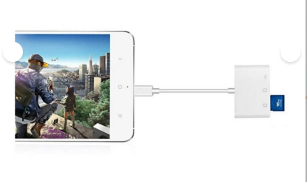Type C To SD Micro SD TF Kart Okuyucu ve USB Çevirici 3 in 1 Dönüştürü - 7