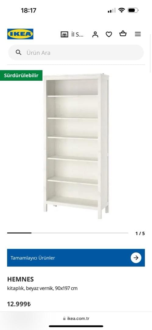 IKEA Hemnes kitaplık - 4