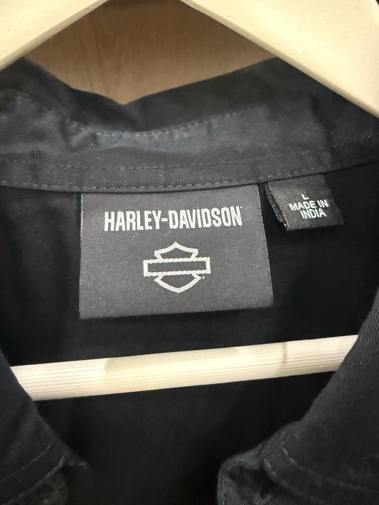 Harley Davidson Kısa Kol Gömlek L beden - 6