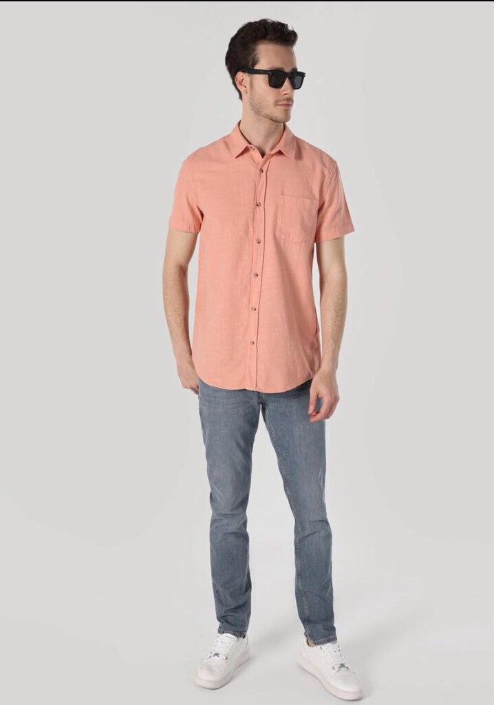 Defacto regular fit kısa kollu gömlek - 5