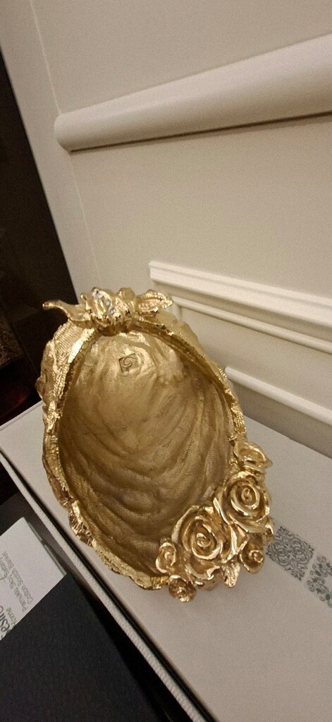 Gösterişli Gold Dekoratif Vazo ve Orta Süs Takımı - 2