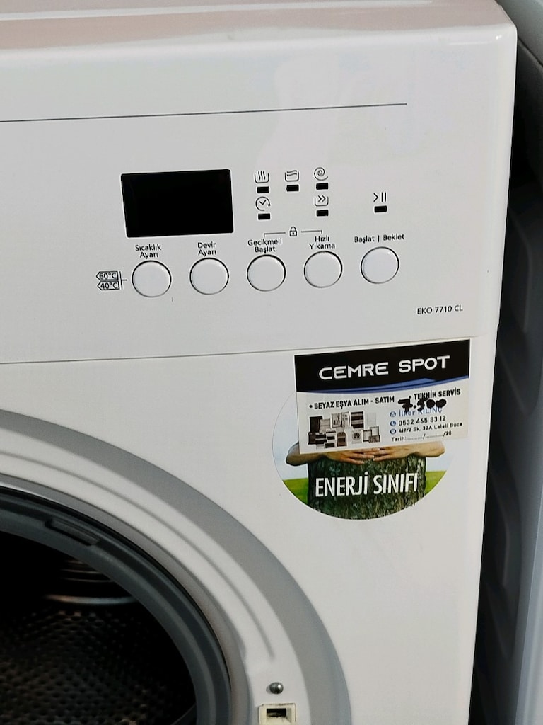 VESTEL 7 KG ÇAMAŞIR MAKİNESİ İZMİR İÇİ 3 AY GARANTİMİZ VARDIR - 7