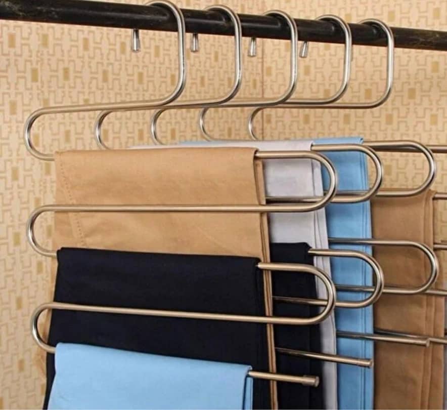 Pantolon., kravat, şal ve eşarp askısı. Çok amaçlı askı