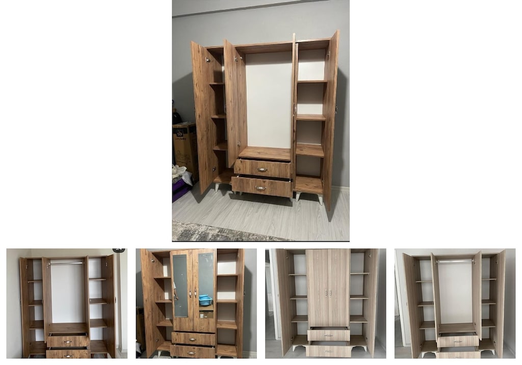 4 kapaklı elbise dolabı mqqrprghux - 2