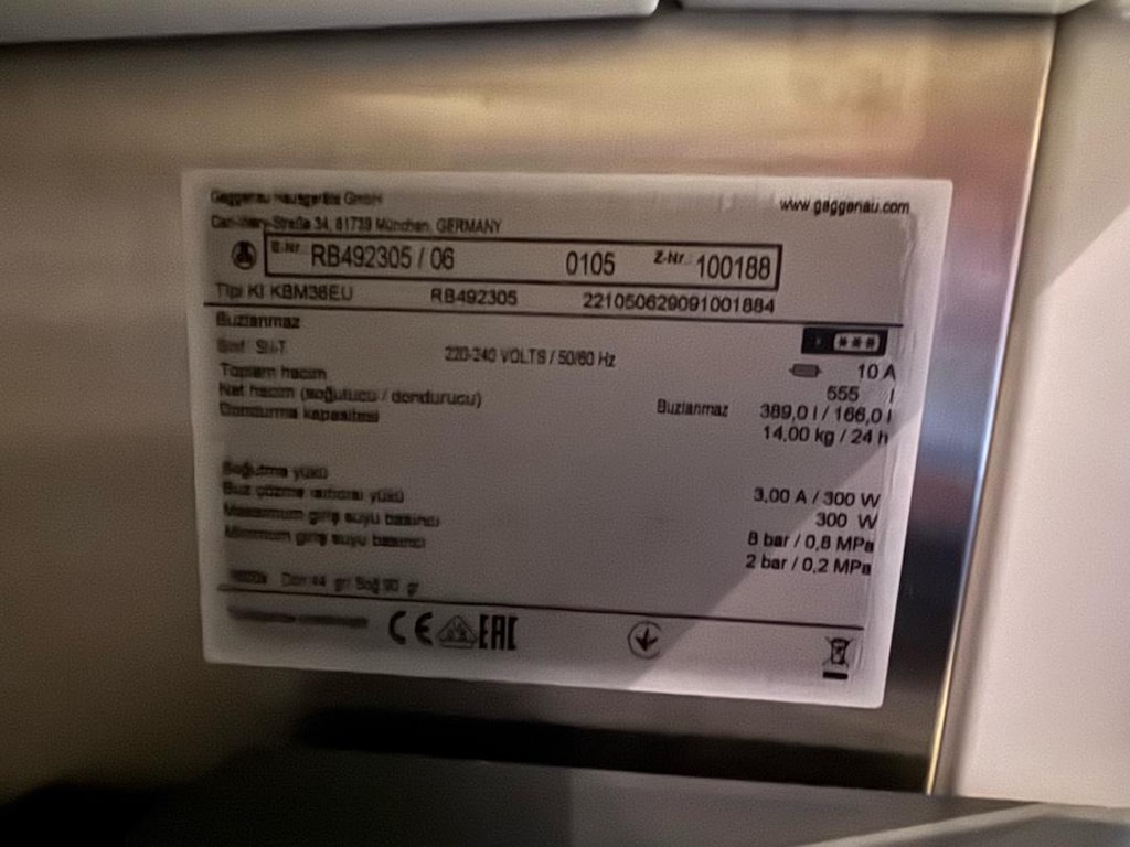 Gaggenau MasterCool Buzdolabı RB492305 (Miele Smeg Liebherr ) - 7