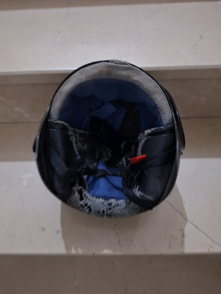KASK L 59/60 BEDEN SAĞLAM KIRIK ÇATLAK YOK - 5