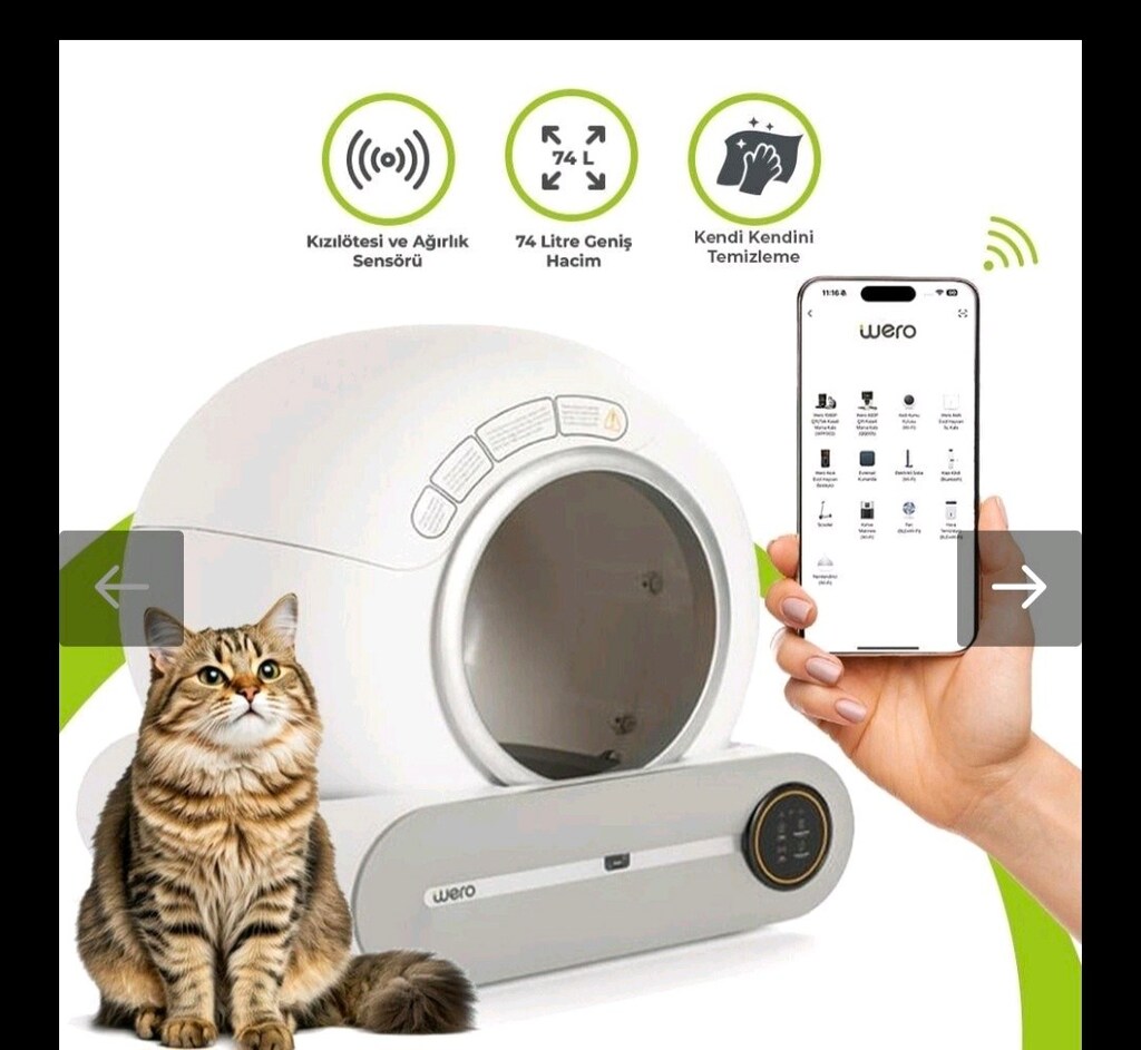 Wero Akıllı Kedi Tuvaleti
