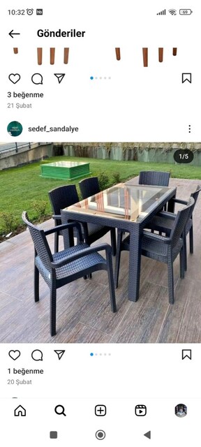 Bahçe Mobilyaları