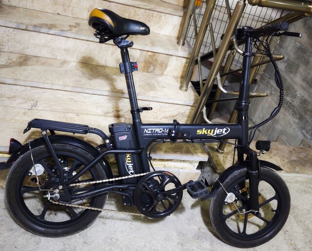 RKS SKYJET 16" ELEKTRİKLİ BİSİKLET SIFIR GİBİ KULLANILMADI ŞİŞLİ