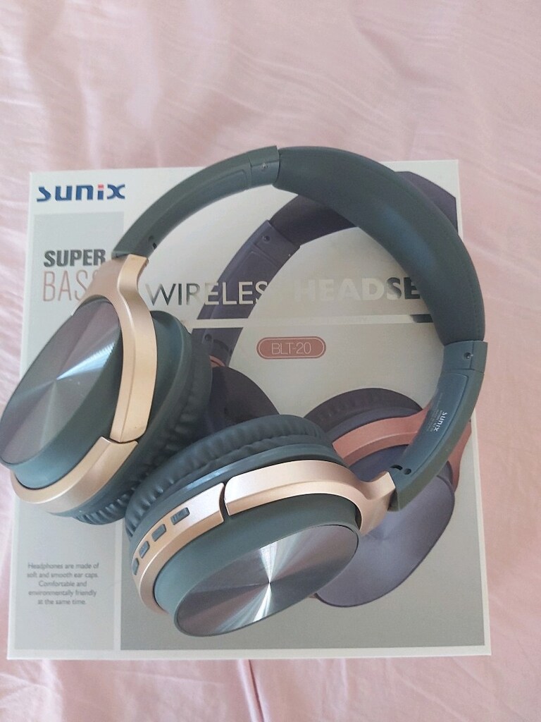 Sunix BLT-20 Kulak Üstü Super Bass Bluetooth Kulaklık - 2