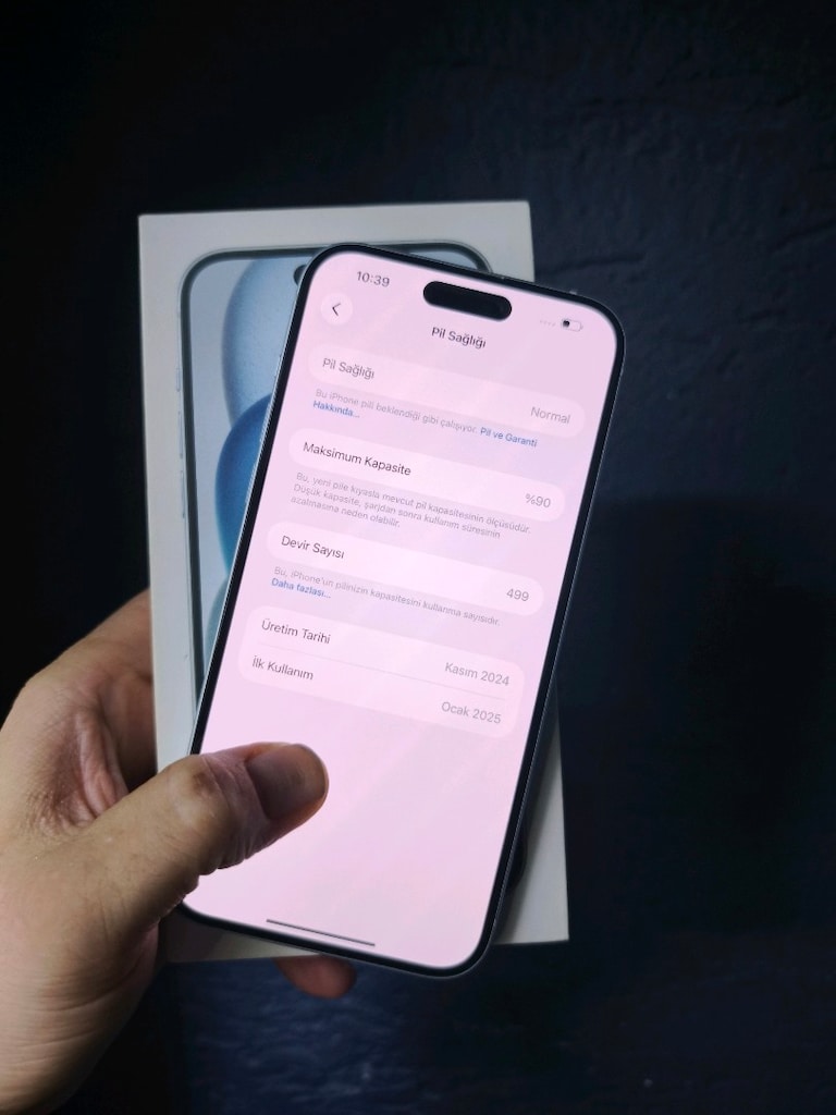 7 AY GARANTİLİ İPHONE 15 PLUS 128 GB - 3