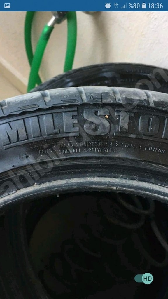 195 45 14 MİLLESTONE 4 ADET TAKIM LASTİK.SIFIR AYARINDA YER GEBZE - 3
