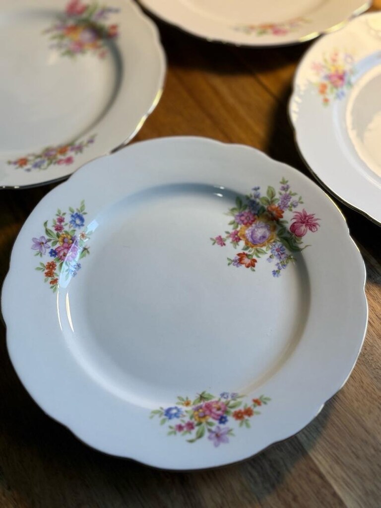 Vintage Çekoslavakya Servis Tabağı - 6
