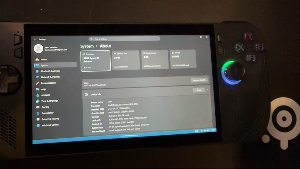 ASUS ROG Ally X El Konsolu - 6