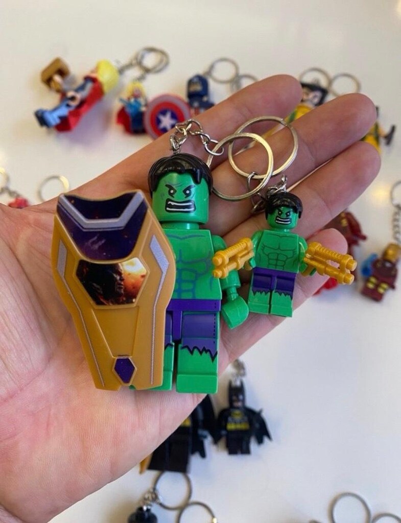 Lego Dev Marvel Figür Anahtarlıkları - 2