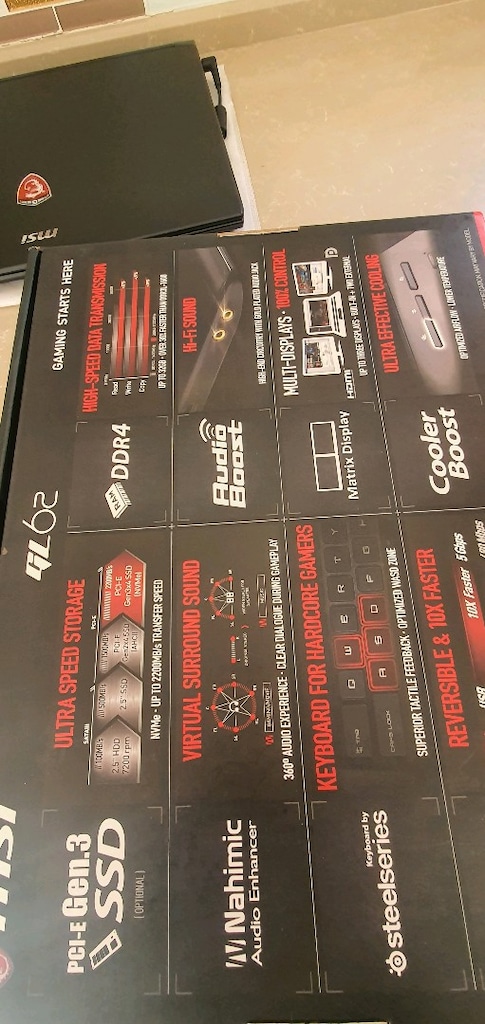 KUTULU MSI GL62 6QC i5 8GB 256SSD 940MX FHD TEMİZ - 10
