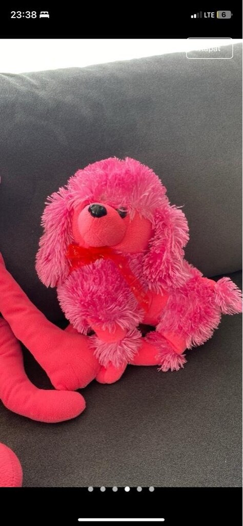 peluş oyuncaklar pembe panter köpek - 3