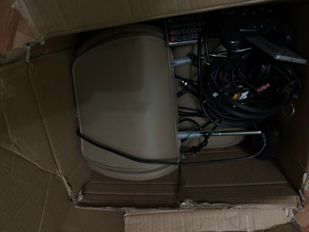 araç Multimedia TV 2 adet başlık televizyonları - 4