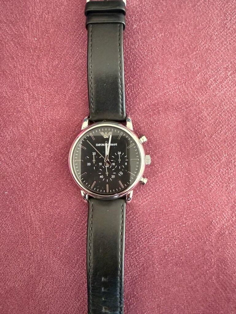 EMPORIO ARMANI SİYAH ERKEK KOL SAATİ - 4
