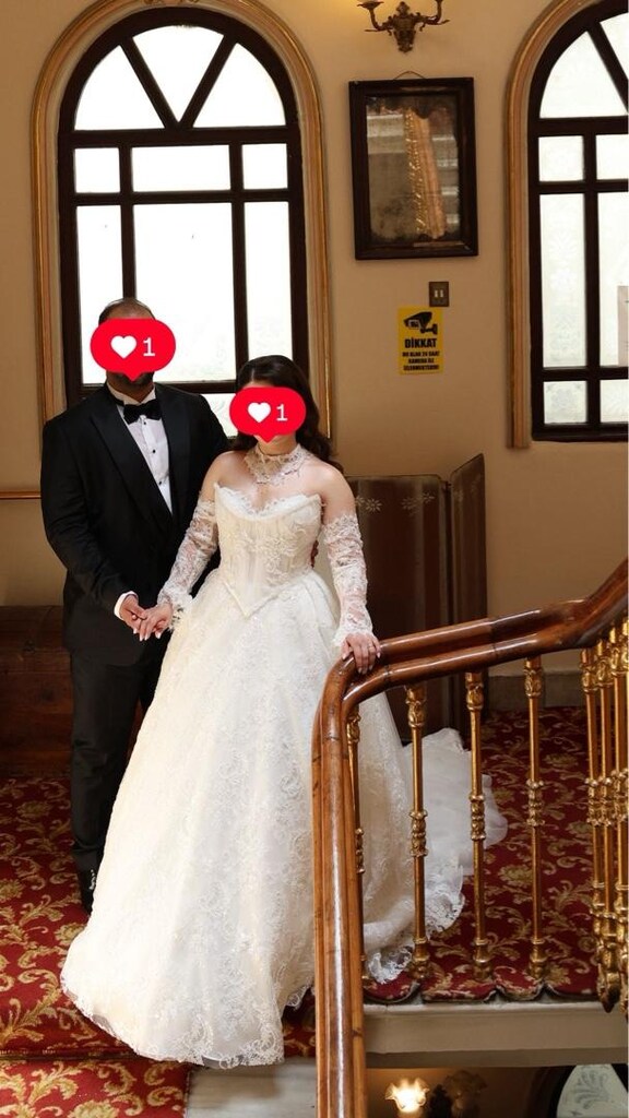 Diva Gelinlik özel tasarım fransız dantel gelinlik - 5