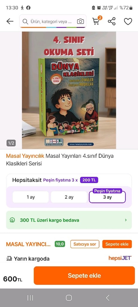 Dünya klasikleri 4. Sınıf - 6