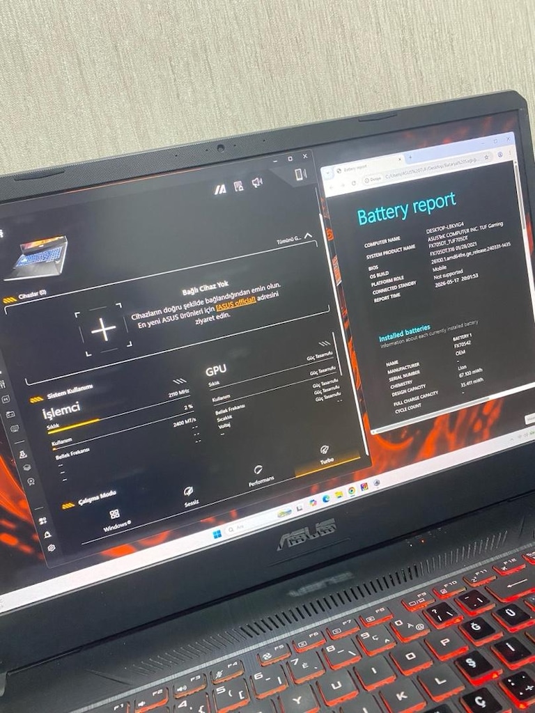 ASUS 17.3” TUF GAMİNG-RYZEN 5-GTX 1650-16GB DDR4-BATARYALI-LAPTOP - 6