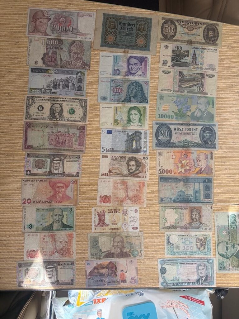 ESKİ TÜRK VE YABANCI KAGIT PARALAR - 2