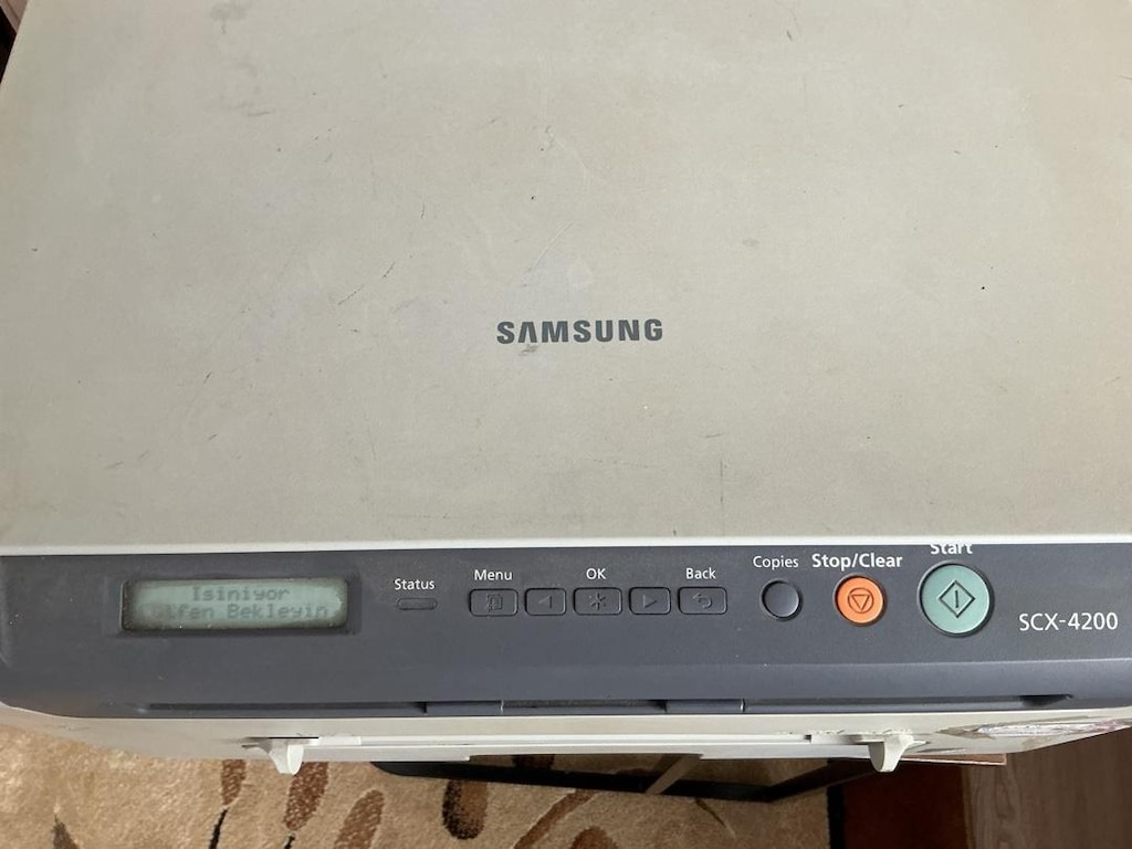 Samsung SCX-4200 Lazer Yazıcı Tarayıcı Fotokopi Çalışır Durumda - 9