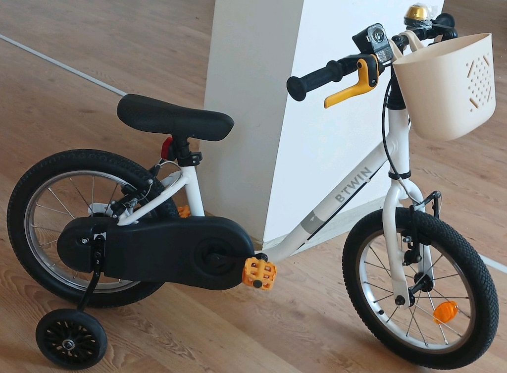 BTWIN Discover 100 14 İnç Jant 3-5 Yaş Beyaz Çocuk Bisikleti - 13