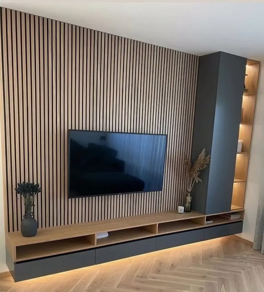 Duvar panel giydirme Lüks TV Ünitesi