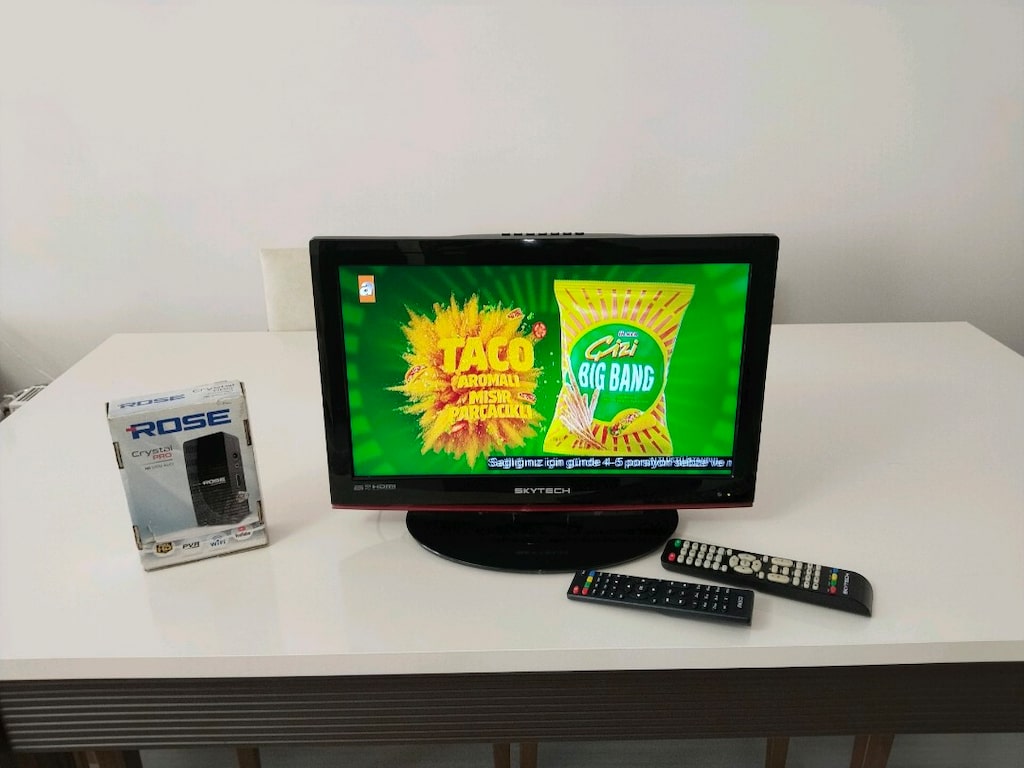 Skytech full HD TV mutfak balkon bahçe için uygun ekran ölçüleri resim - 4