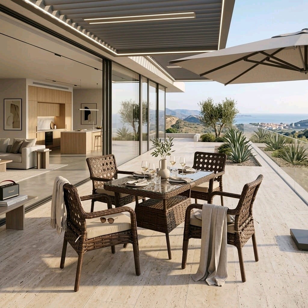 MASA TAKIMI/ BAHÇE TAKIMI/ BALKON TAKIMI /RATTAN BAHÇE MOBİLYASI - 11