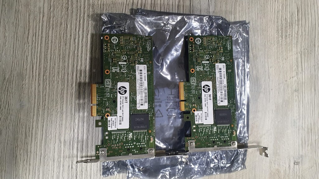 HP Ethernet 1Gb 2-port 361T PCIe High Profile Adapter 656241-001 - 2