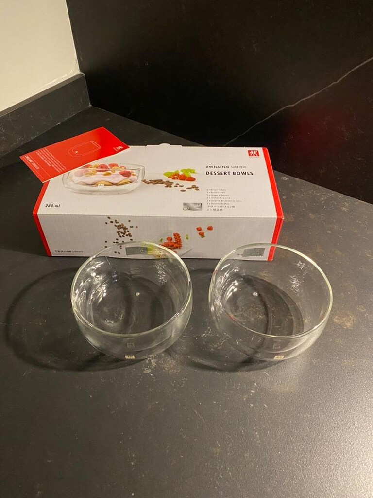 Zwilling 2 Adet Kase, Sıfır, Çift Çıdarlı, Alman Malı - 2