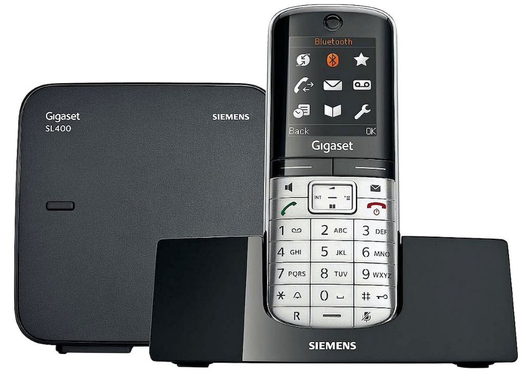 Gigaset SL400 Telsiz Telefon ve Baz istasyonu (Prof. Model, Renkli )