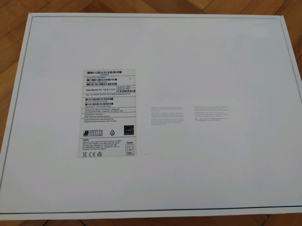 MacBook Air Boş Kutu Temiz 13.6 inch - 3