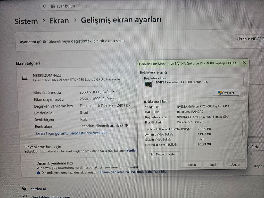 ASUS ROG STRİX + İ9 13.NESİL + 240 HZ + RTX 4080 + 1 TB SSD - 9