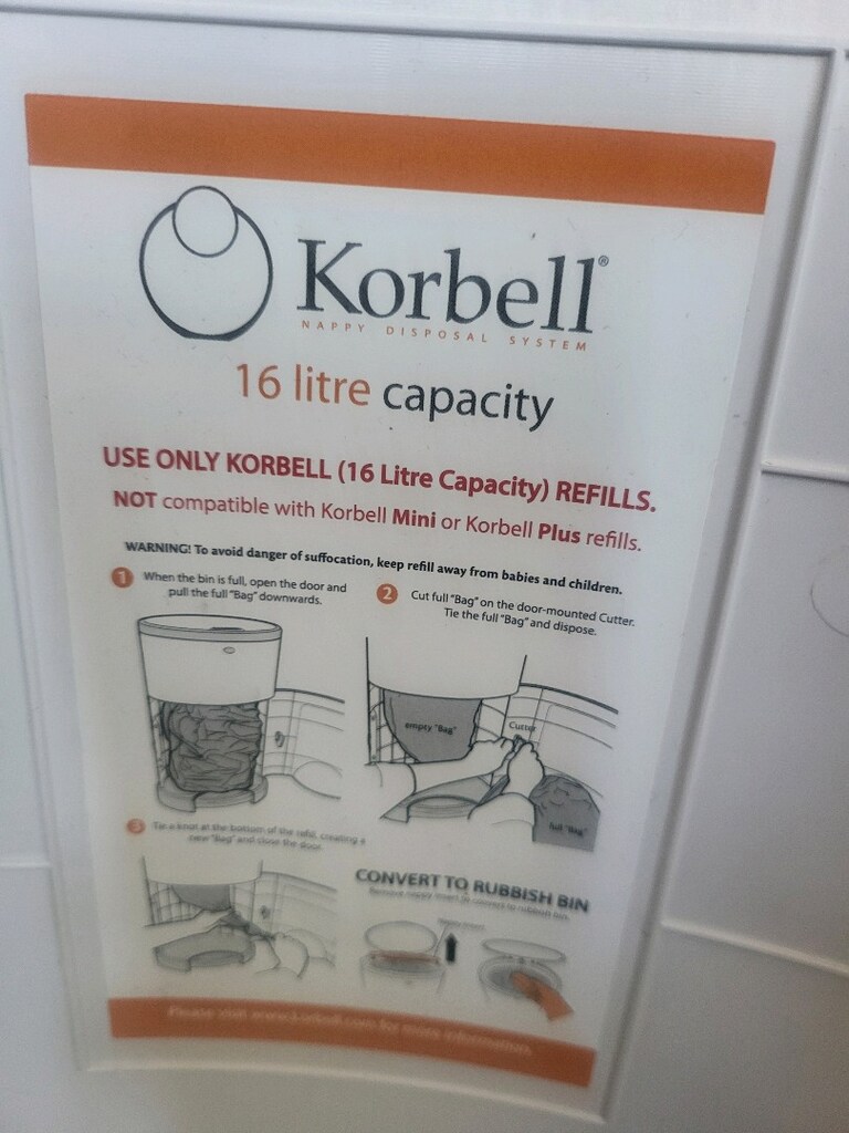 korbell bebek bezi çöp kutusu - 3