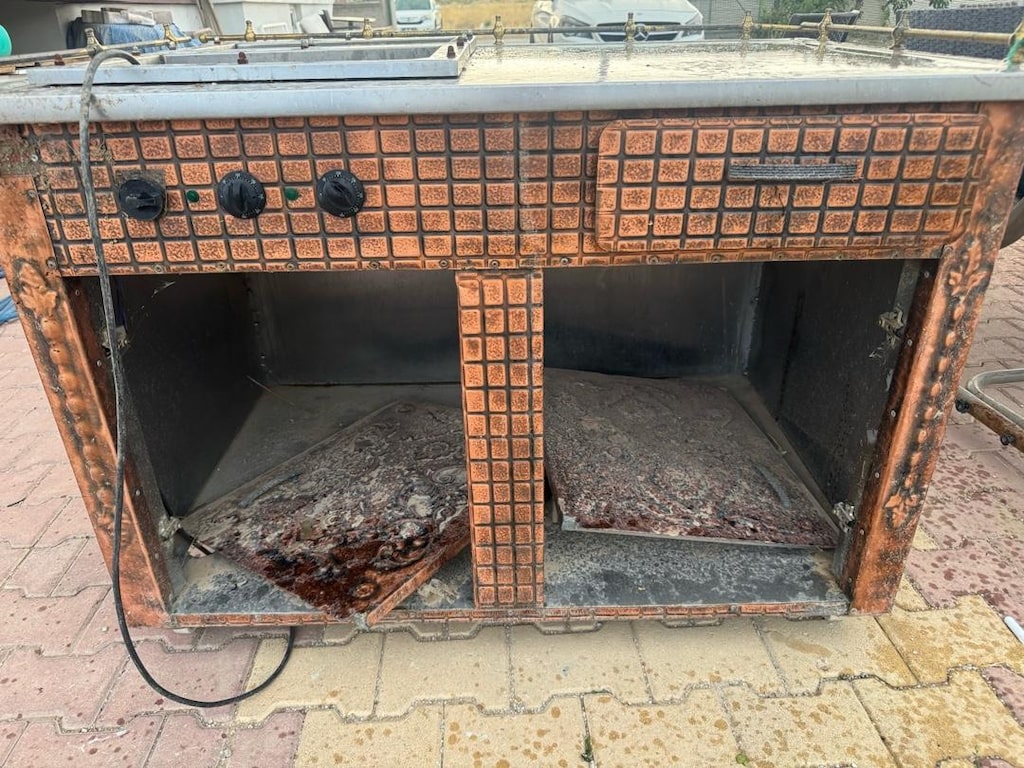bakır kahve arabası - 5