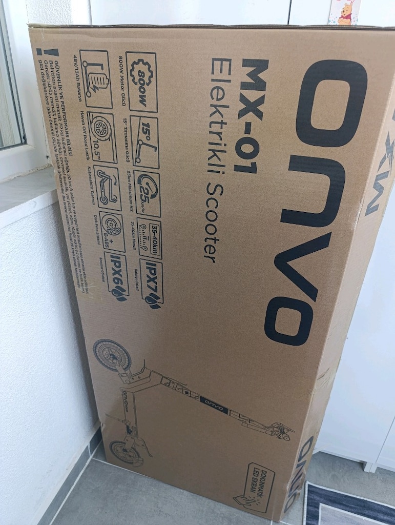 Onvo MX01 Scooter (kullanılmadı sıfır) - 6