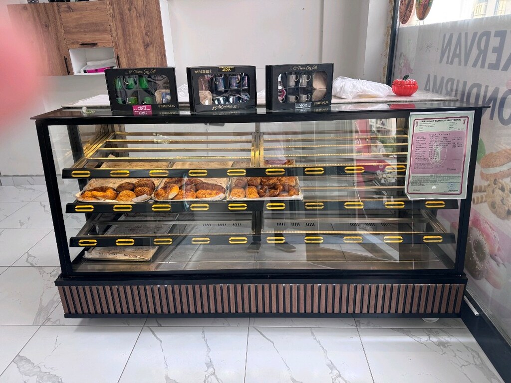 SATILIK POĞAÇA BÖREK DOLABI ISITMALI EN 2.15 BOY 1.20 DERINLIK 70 CM - 5