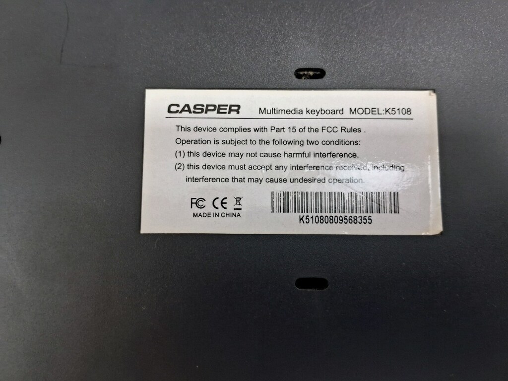 Klavye Multimedia Klavye CASPER marka k5108 model Klavye Sağlam çalışı - 6