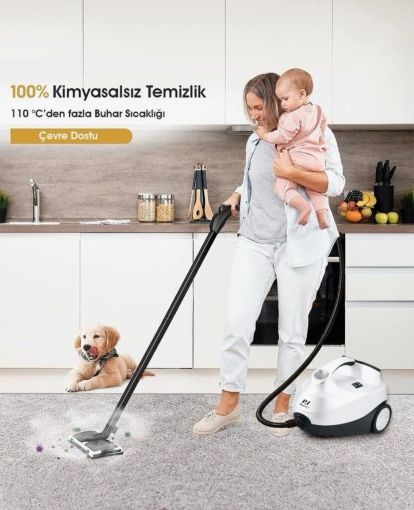 Çok fonksiyonlu buharlı temizlik makinesi - 2