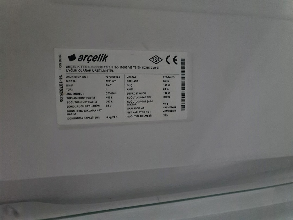 TEKNİK SERVİSTEN ARÇELİK NOFROST BUZDOLABI - 4