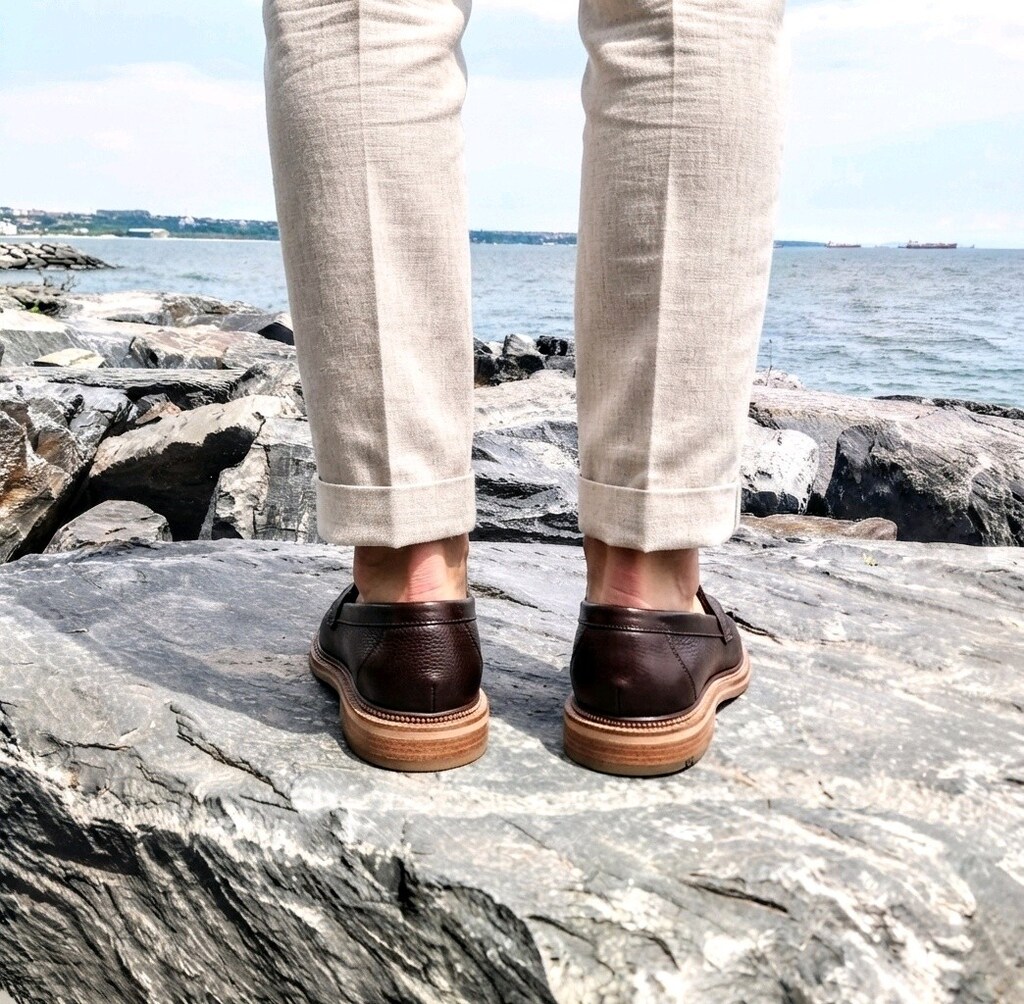 HAKİKİ DERİ GÜNLÜK LOAFER KAHVE (40-44) ERKEK AYAKKABI YENİ - 6