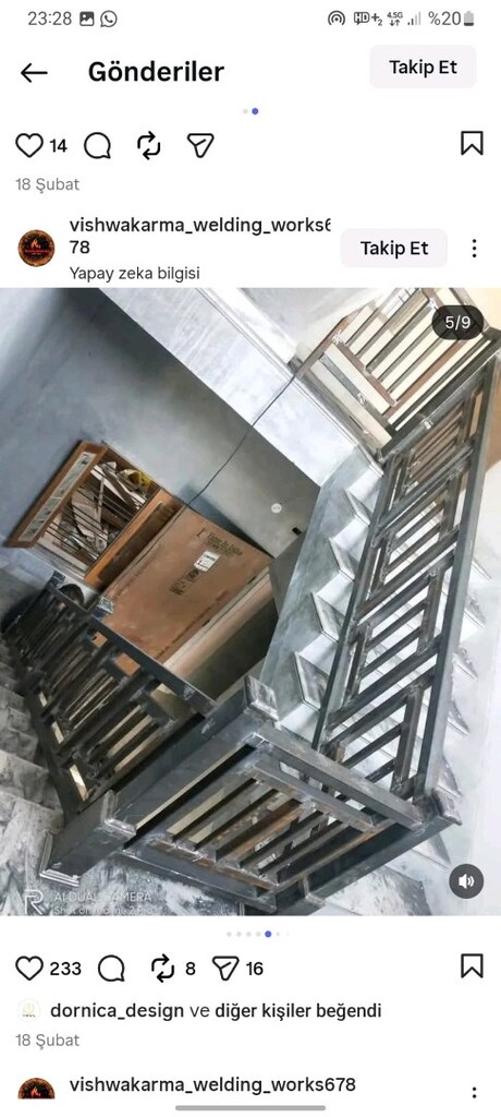 sundurma çatı teras kapama merdiven korkuluk - 7