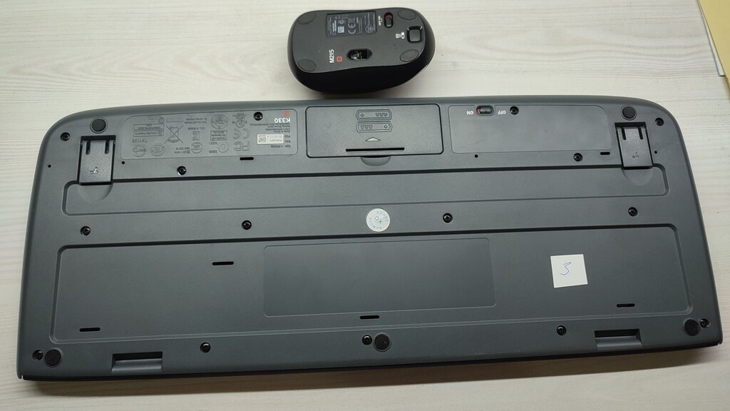 Logitech K330 Klavye ve M215 Mause Seti Unifying alıcı ile - 3